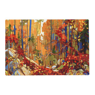 Autumn's Garland, famous painting, Placemat