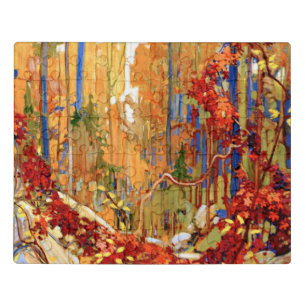 Autumn's Garland, fine art by Tom Thomson Jigsaw Puzzle