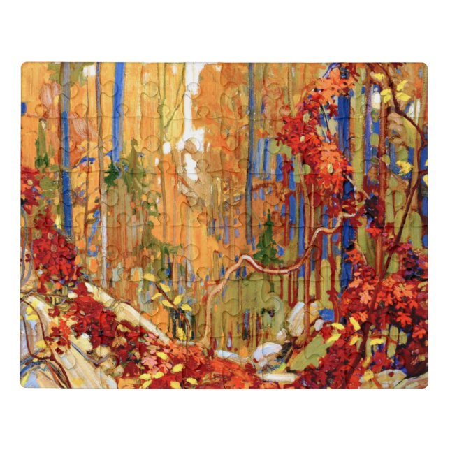 Autumn's Garland, fine art by Tom Thomson Jigsaw Puzzle (Puzzle Horizontal)