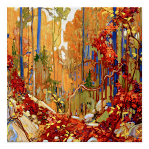 Autumn's Garland, fine art by Tom Thomson Poster