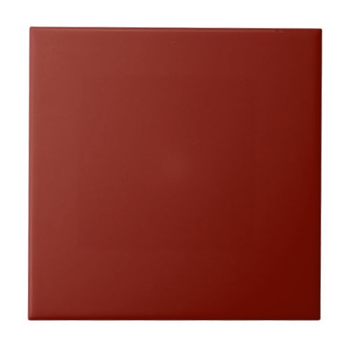 Autumns Garland Red solid color Ceramic Tile