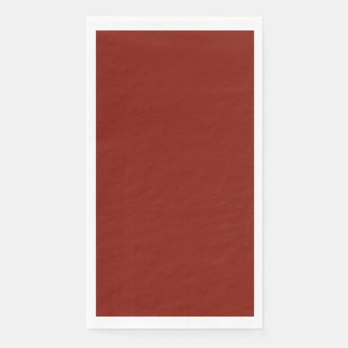 Autumns Garland Red solid color Paper Guest Towels