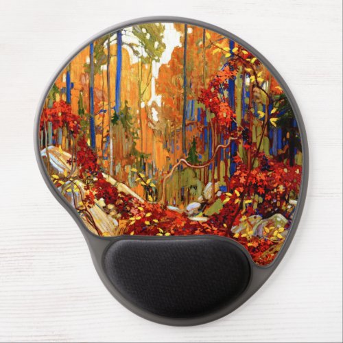 Autumns Garland the colors of fall Gel Mouse Pad