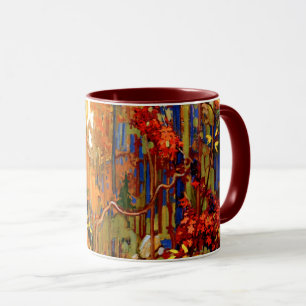 Autumn's Garland, the colors of fall, Mug