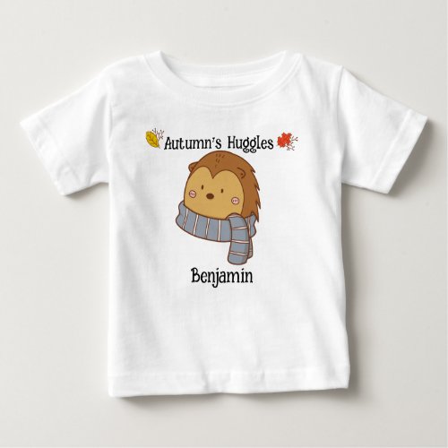 Autumns Huggles Personalized  Baby T_Shirt