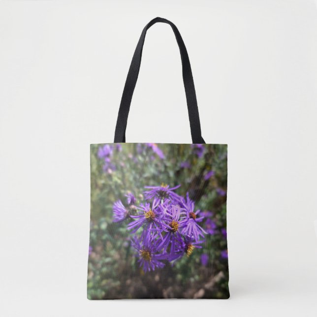 Autumn's Purple Glow Tote Bag (Front)