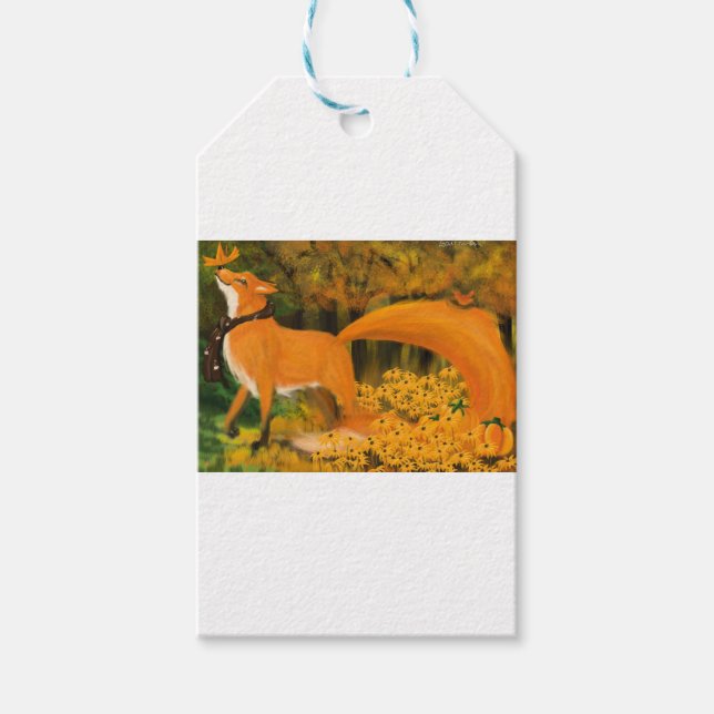 Autumn's Zorrito Gift Tags (Front)