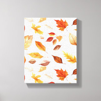 Autunm leaves canvas print