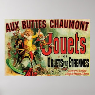 Aux Buttes Chaumont Friends PUBLIC DOMAIN Poster