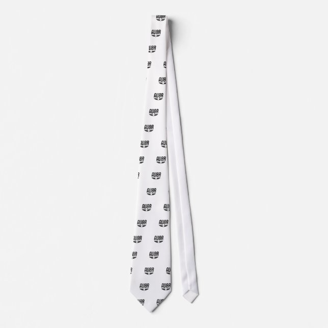 AV8R - Aviators & Pilots Wing Design Neck Tie (Front)