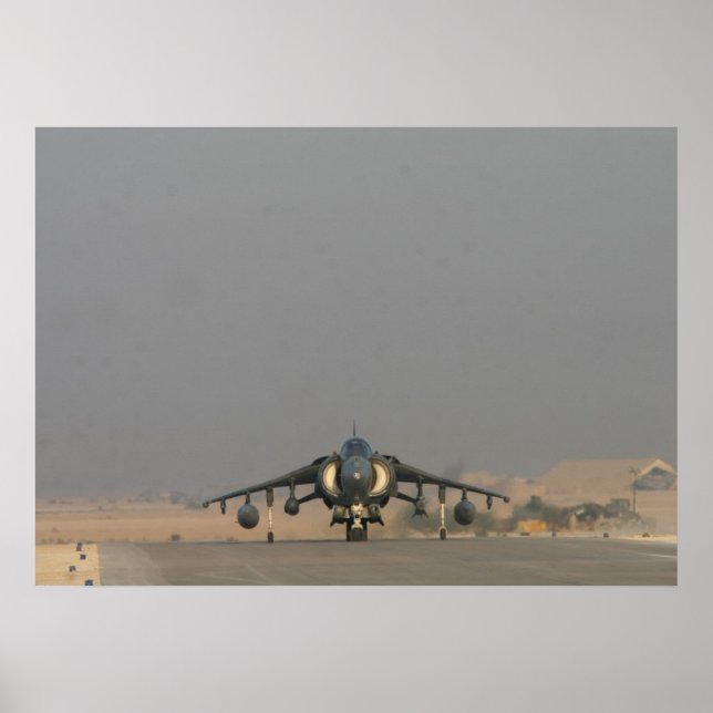 AV-8B Harrier II Aircraft Poster (Front)