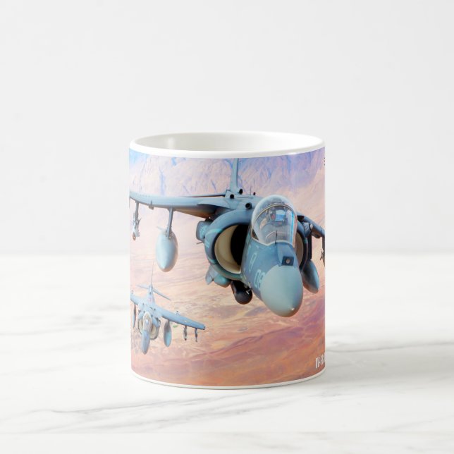 AV-8B HARRIER II COFFEE MUG (Center)