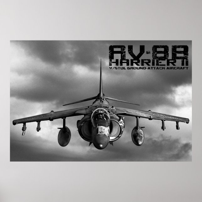 AV-8B Harrier II Poster (Front)