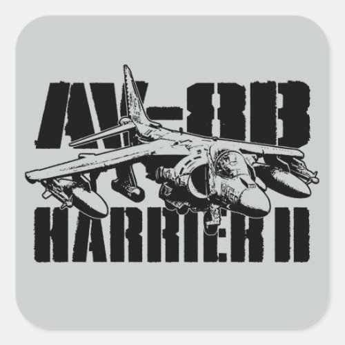 AV_8B Harrier II Square Stickers