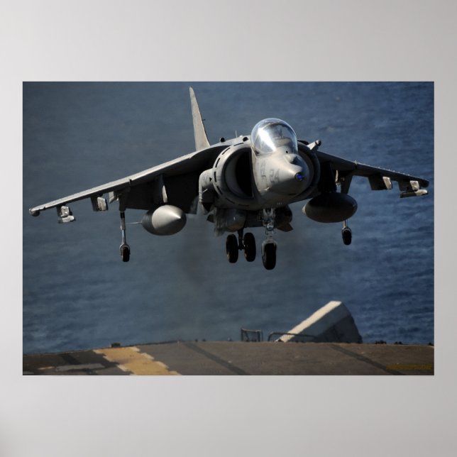 AV-8B Harrier Poster (Front)