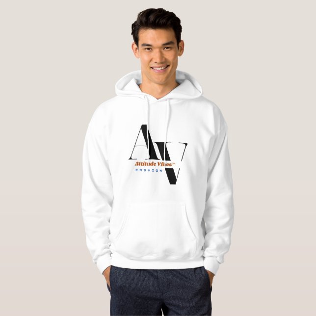 “AV | Bold Graphic Streetwear T-shirt” Hoodie (Front Full)