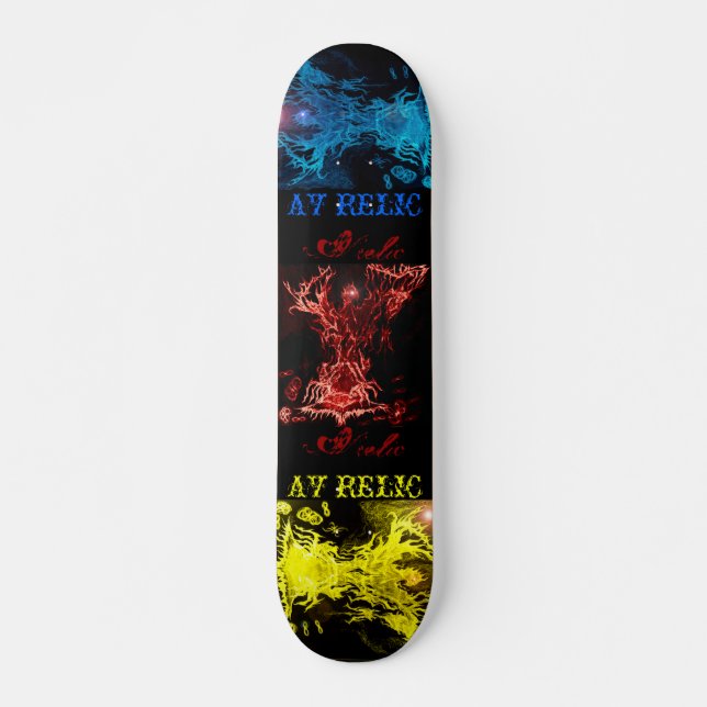 AV RELIC SK8 DECK Phoenix Element (Front)