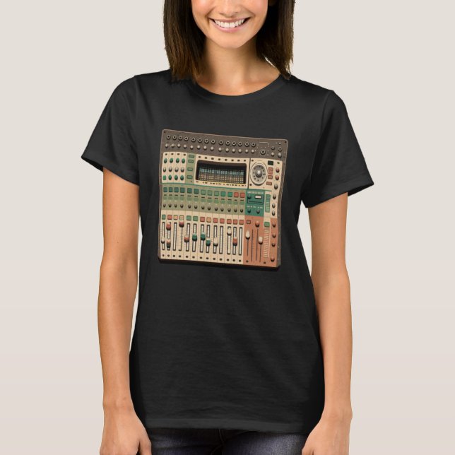 AV Technician Music Mixing Board Audio Visual Soun T-Shirt (Front)