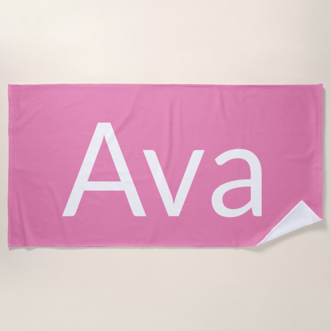 Ava Beach Towel (Front)