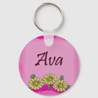 Ava Daisy Keychain