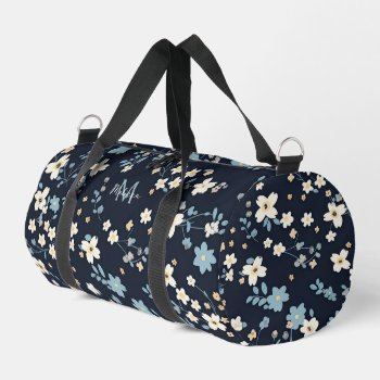 Ava Floral Blossom  Duffle Bag by Letsrendevoo at Zazzle