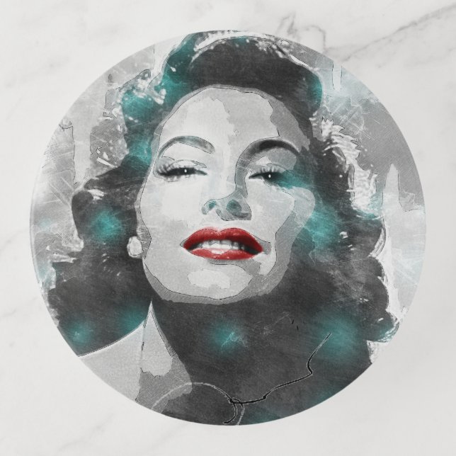 Ava Gardner Trinket Tray (Front)