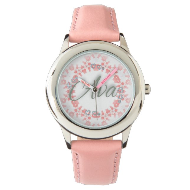 Ava Love Collection-Pink Watch (Front)