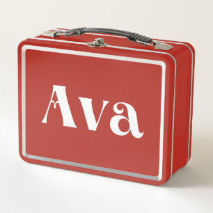 Ava Metal Lunch Box