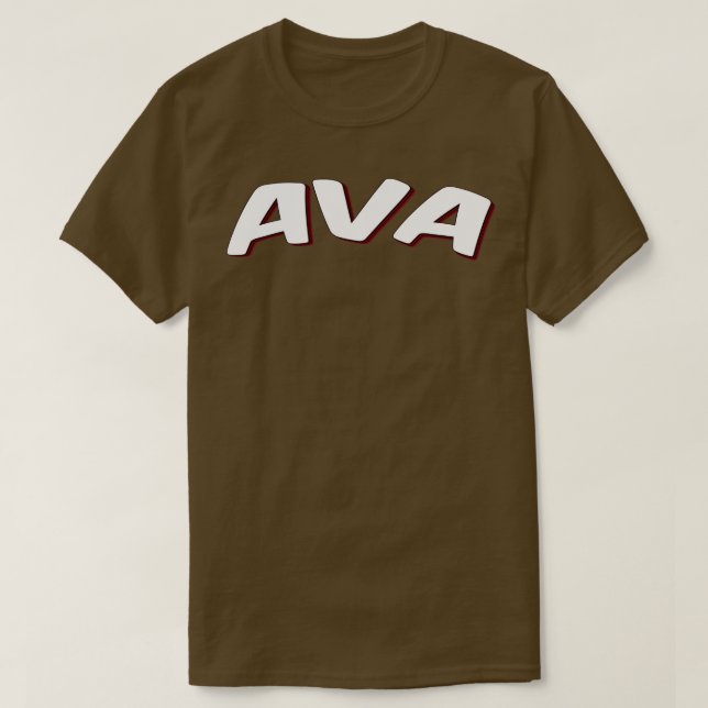 Ava My Name is Ava 1 T-Shirt (Design Front)