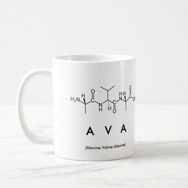 Ava peptide name mug (Left)