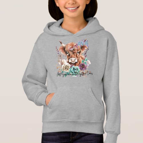 Avaâs Custom _ Just a Girl who loves Highland Cows Hoodie