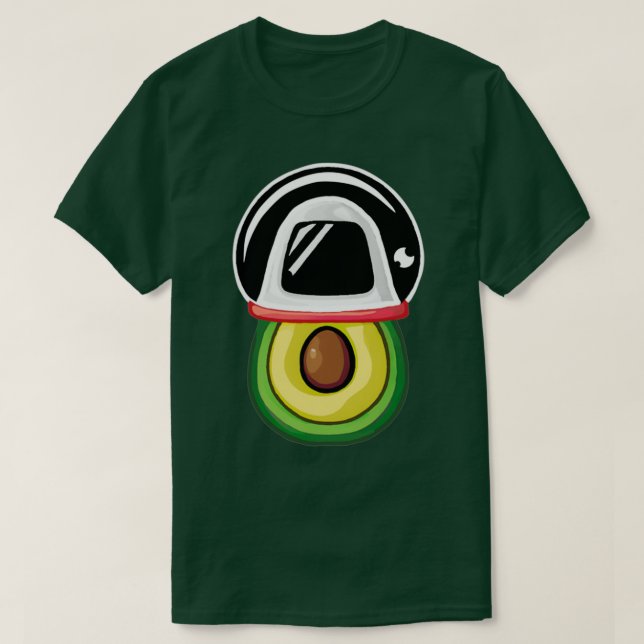 Avacado Astronaut T-Shirt (Design Front)