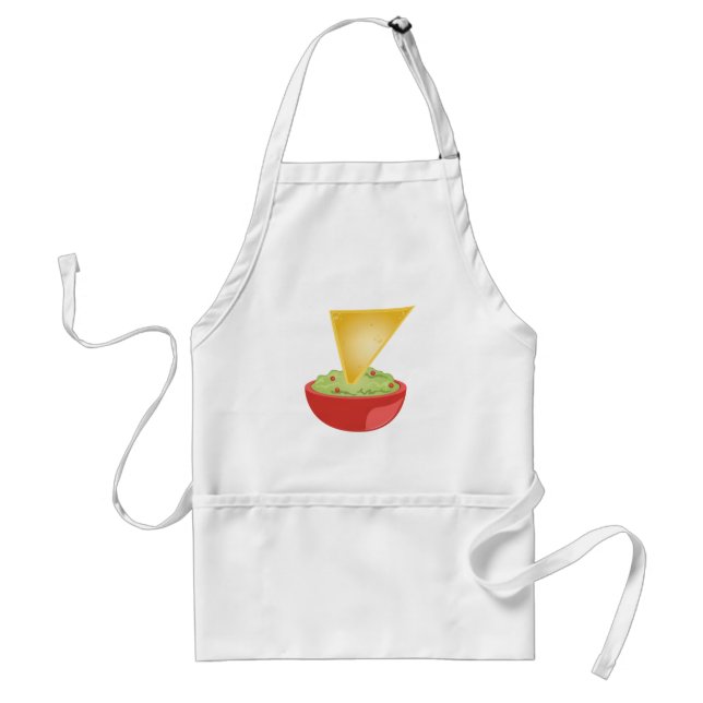 Avacado Dip Adult Apron (Front)