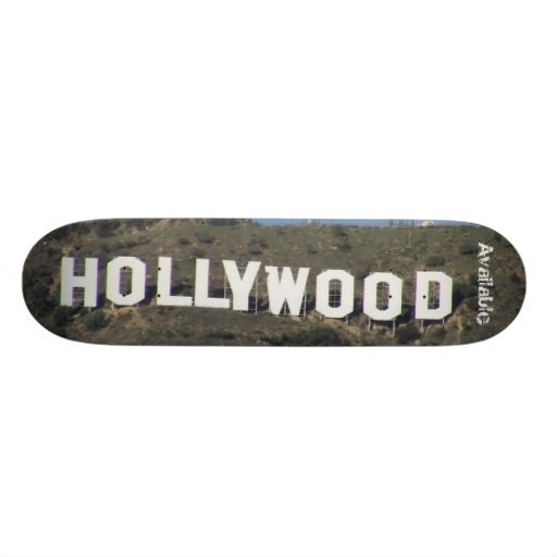 Available "Hollywood Bored" Custom Skateboard