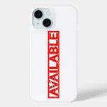 Available Stamp iPhone 15 Case