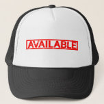 Available Stamp Trucker Hat