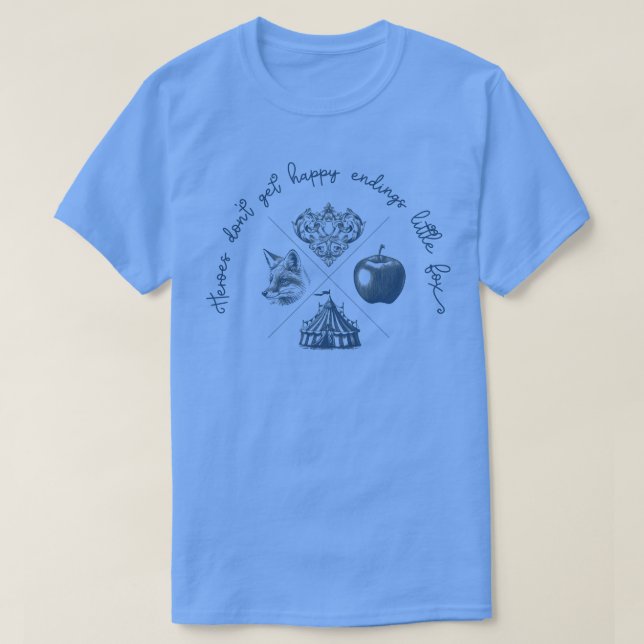 aval Once Upon a Broken Heart Jacks and Evangeline T-Shirt (Design Front)