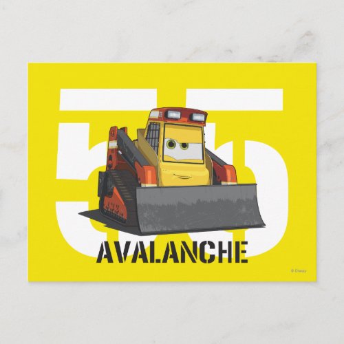 Avalanche Character Art Postcard