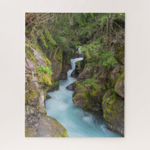 Avalanche Creek, Glacier National Park, Montana Jigsaw Puzzle