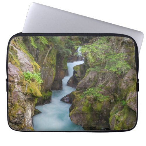 Avalanche Creek Glacier National Park Montana Laptop Sleeve