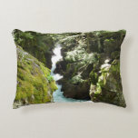 Avalanche Gorge II at Glacier National Park Accent Pillow