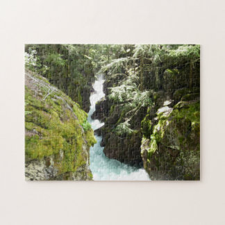 Avalanche Gorge II at Glacier National Park Jigsaw Puzzle