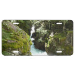 Avalanche Gorge II at Glacier National Park License Plate