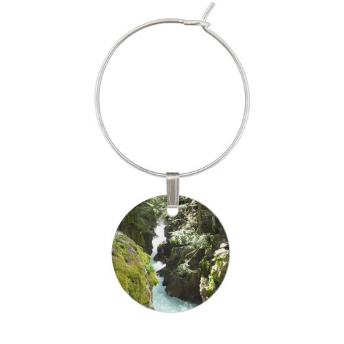 Avalanche Gorge II at Glacier National Park Wine Charm