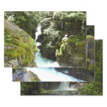 Avalanche Gorge II at Glacier National Park Wrapping Paper Sheets