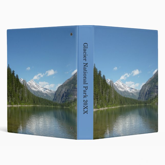 Avalanche Lake I in Glacier National Park 3 Ring Binder (Background)