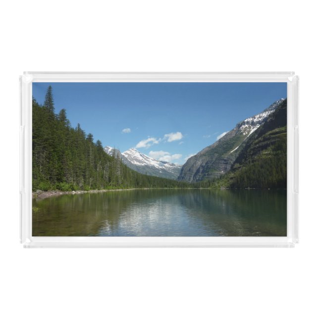 Avalanche Lake I in Glacier National Park Acrylic Tray (Front)