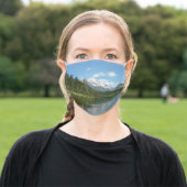 Avalanche Lake I in Glacier National Park Adult Cloth Face Mask (Outside)