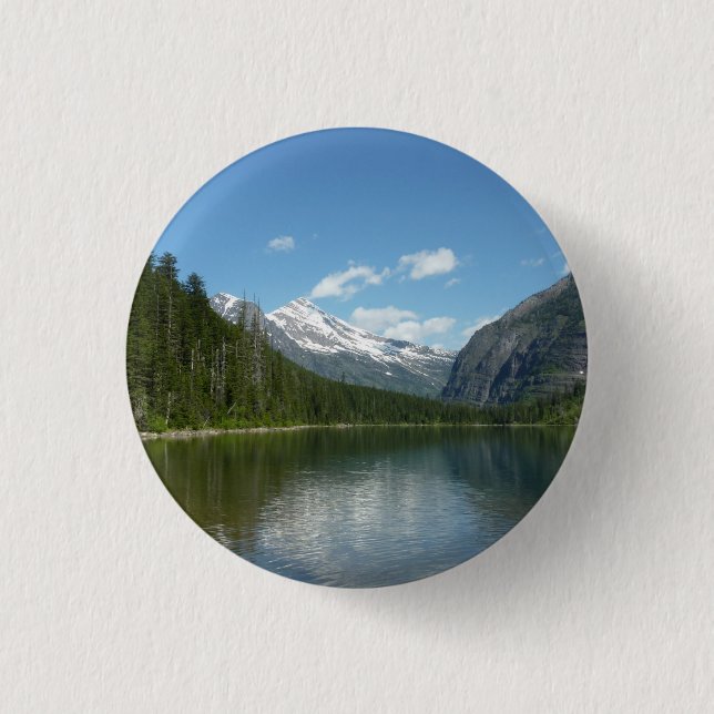Avalanche Lake I in Glacier National Park Button (Front)