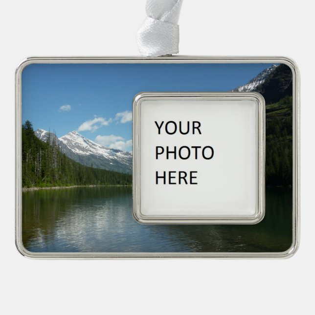 Avalanche Lake I in Glacier National Park Christmas Ornament (Front)